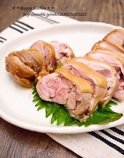 レンジで簡単！鶏味噌チャーシュー