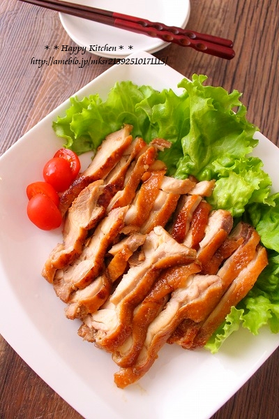 フライパンで簡単！甘辛鶏チャーシュー風【日持ちもします】