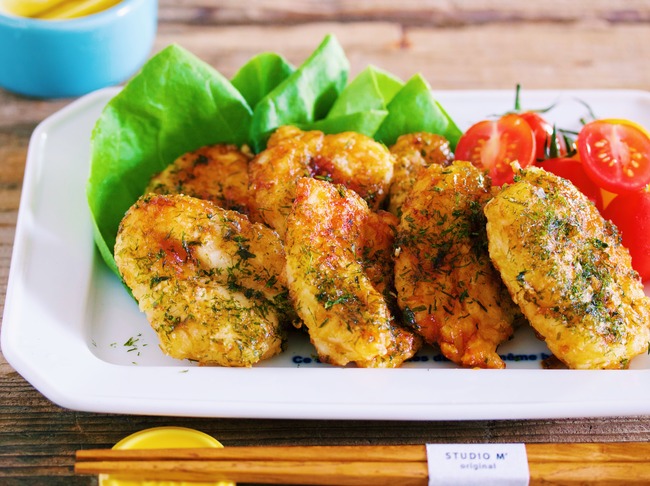 お弁当にも最適！男子の胃袋を満たす「ささみ de のり塩バター醤油チキン」レシピ