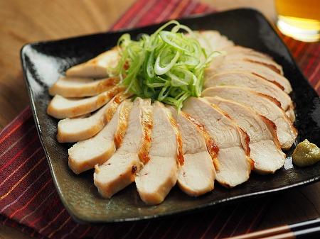 鶏むね肉の酒塩焼き