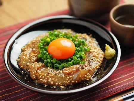 白身魚のごまダレ漬け