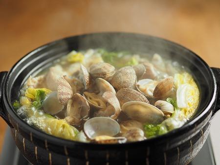 あさりと白菜のうまだし鍋
