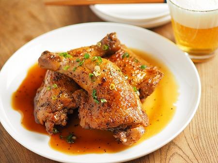 チキンレッグの甘酢照り焼き