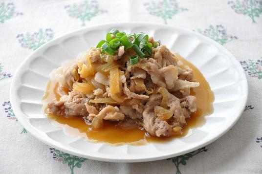 豚肉と玉ねぎで♪豚肉と玉ねぎの甘辛煮