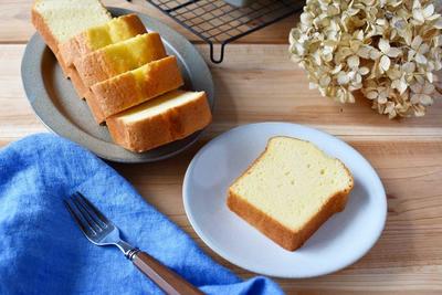 ジェノワーズ法で作る。ふんわり【パウンドケーキ】どんどん混ぜるだけ♪