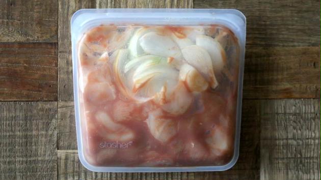 鶏むね肉のケチャップ漬け