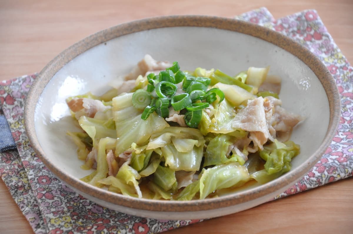 豚バラとキャベツのうま煮