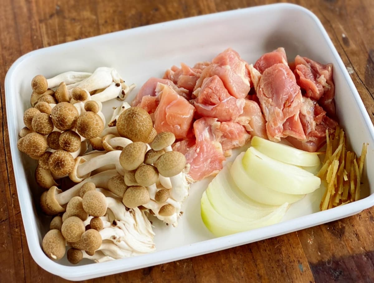 鶏肉ときのこのほったらかし煮