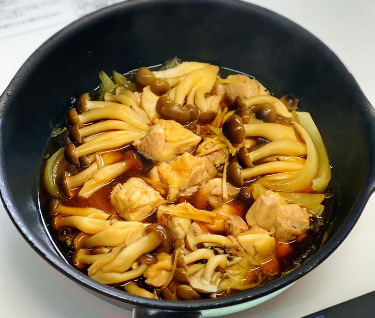 鶏肉ときのこのほったらかし煮