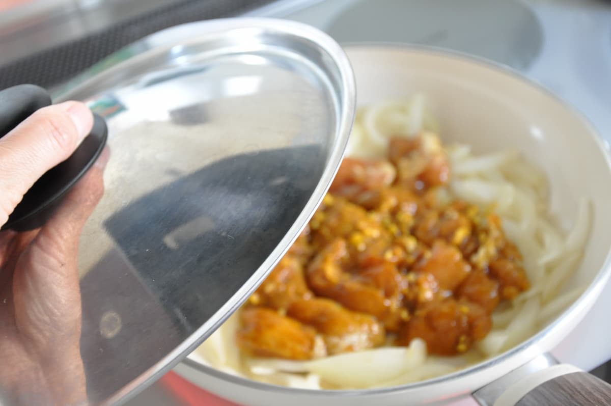 鶏肉と野菜のチーズ蒸し
