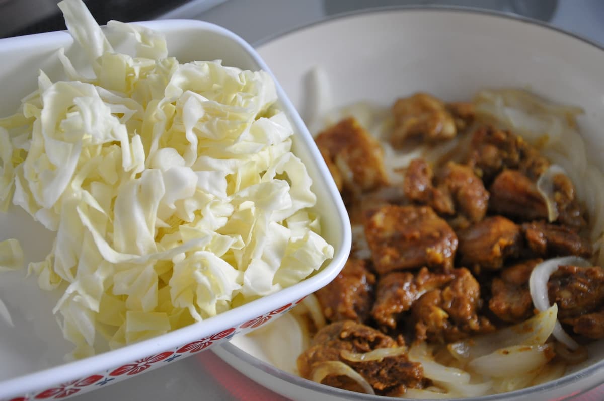 鶏肉と野菜のチーズ蒸し