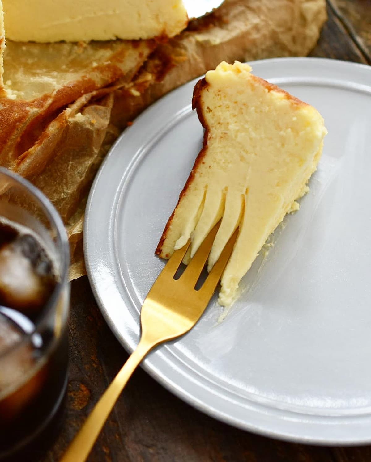 バスク風チーズケーキ