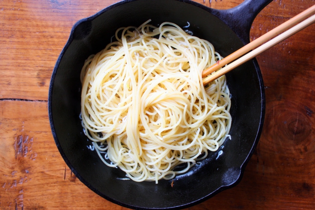 「ゆかり」の“弟”「ひろし」でペペロンチーノ