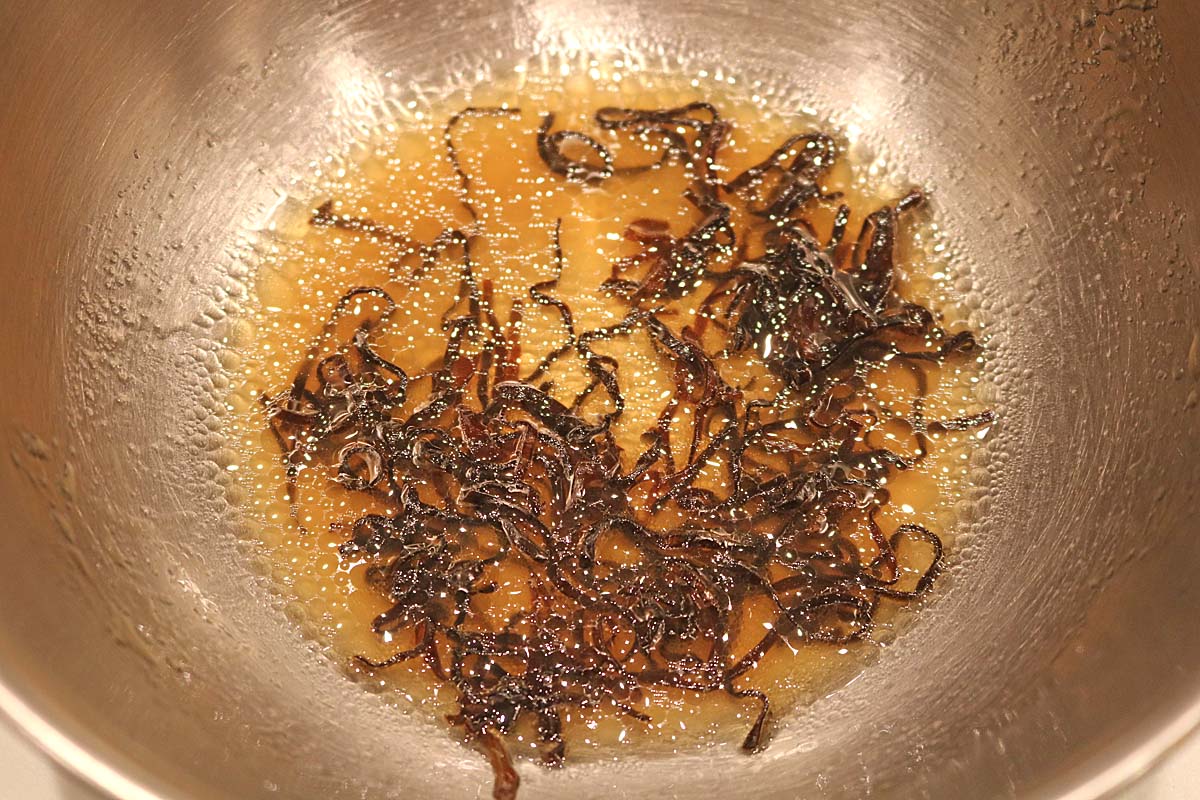 ゴーヤの塩昆布和え