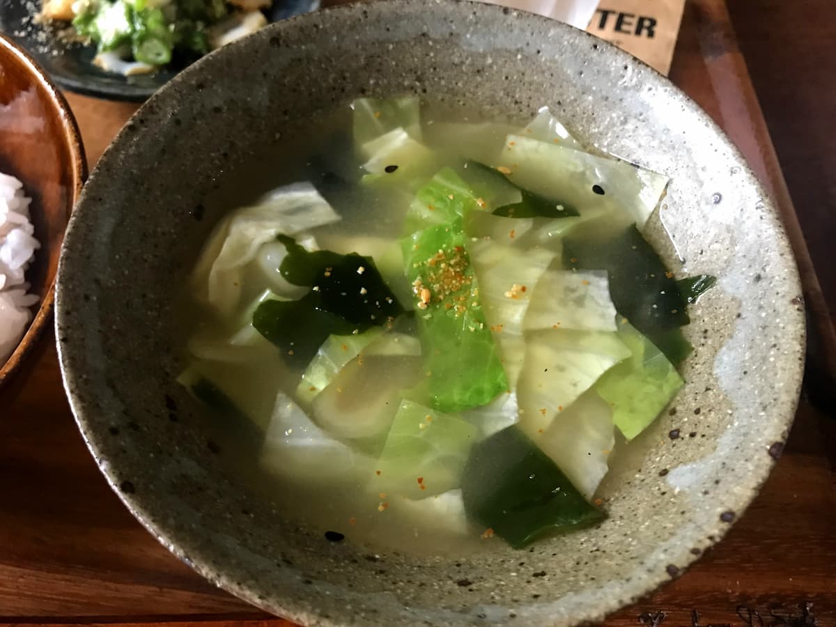 キャベツのお味噌汁