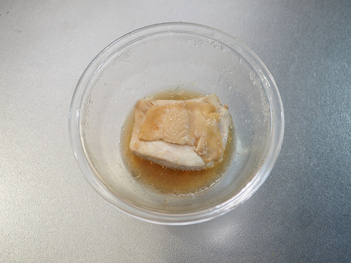鶏むね肉のラー油蕎麦