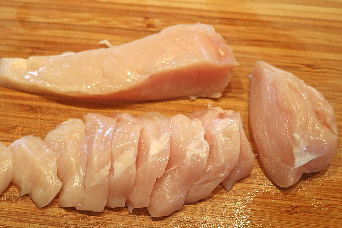 鶏むね肉と長芋のみそ焼き4