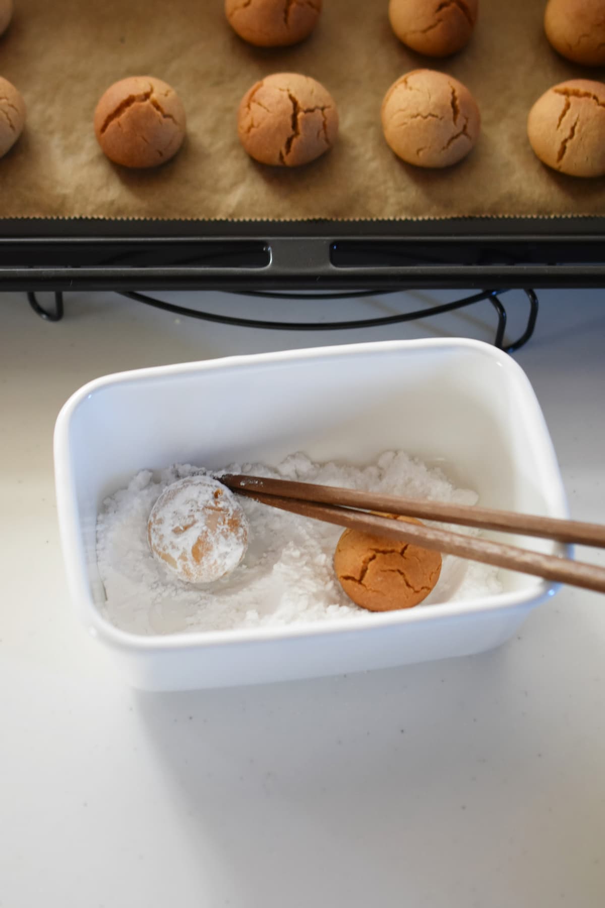 きな粉のスノーボール