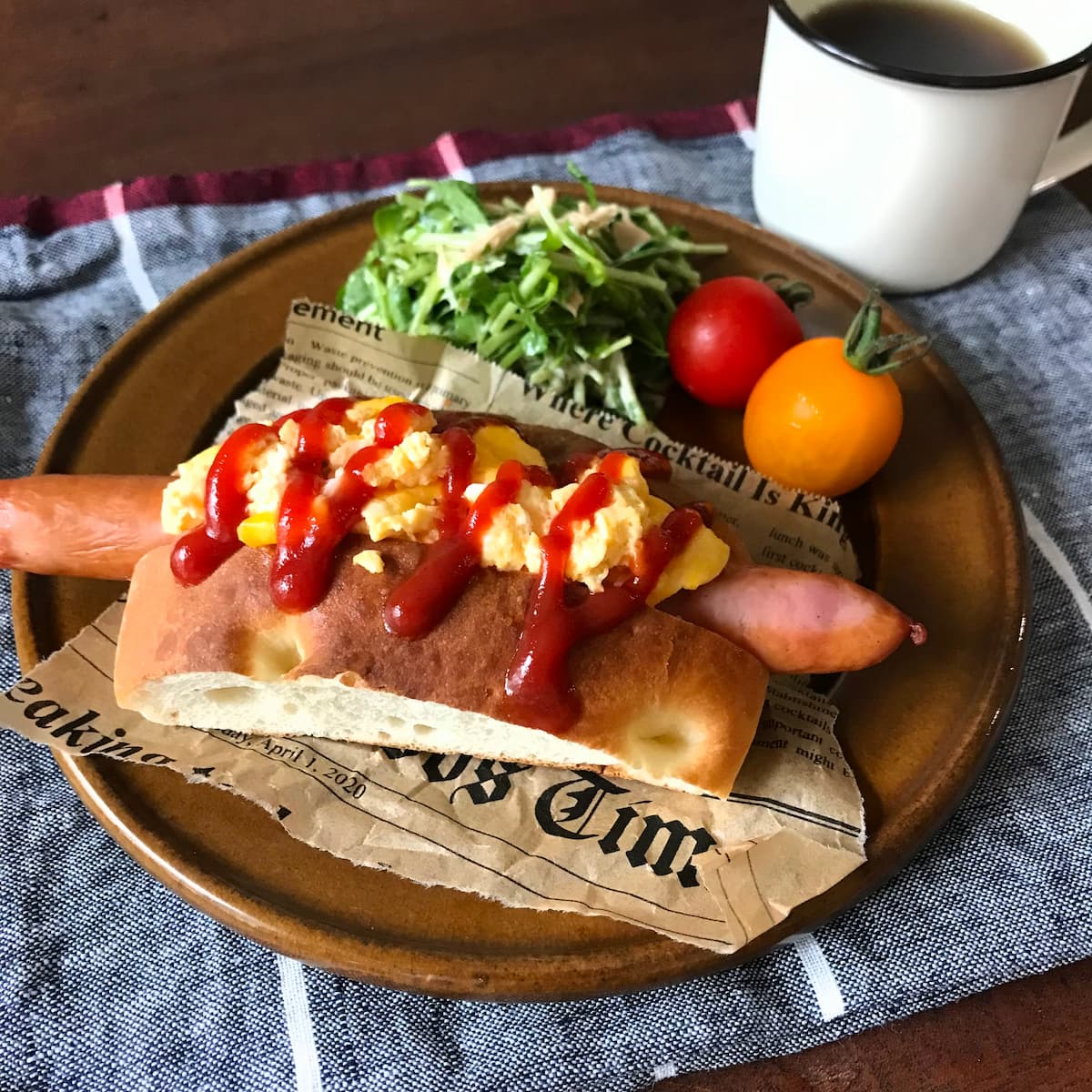 とろとろ卵ドッグ
