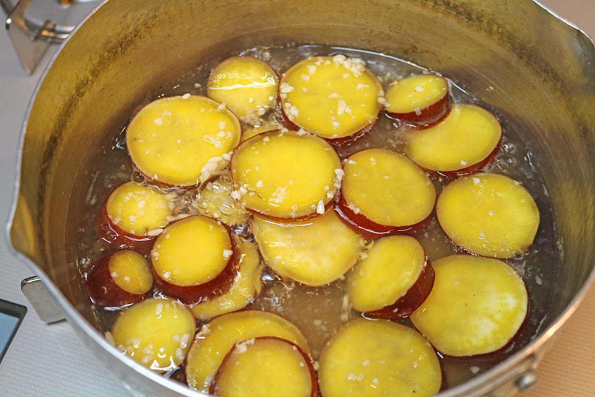 さつまいも塩麹煮4