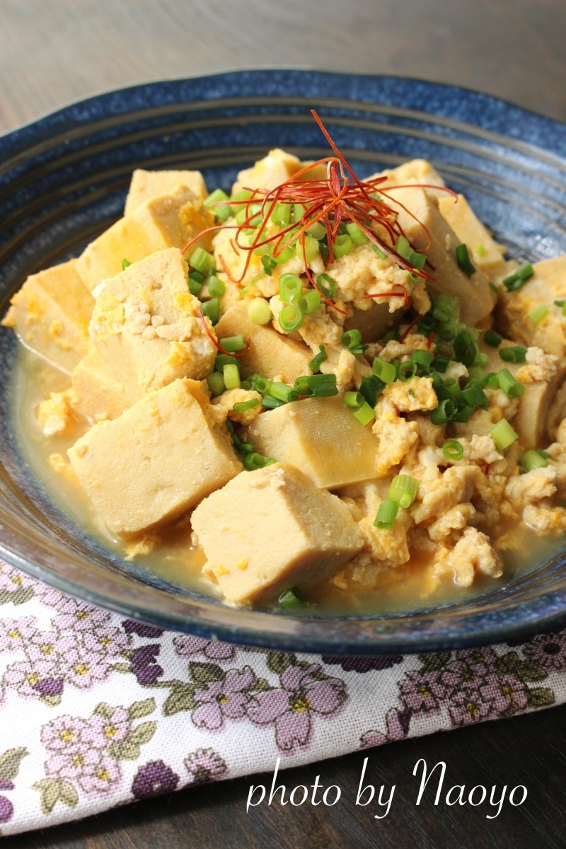お出汁がじゅわっ♪「高野豆腐の卵とじ」のバリエーション5選