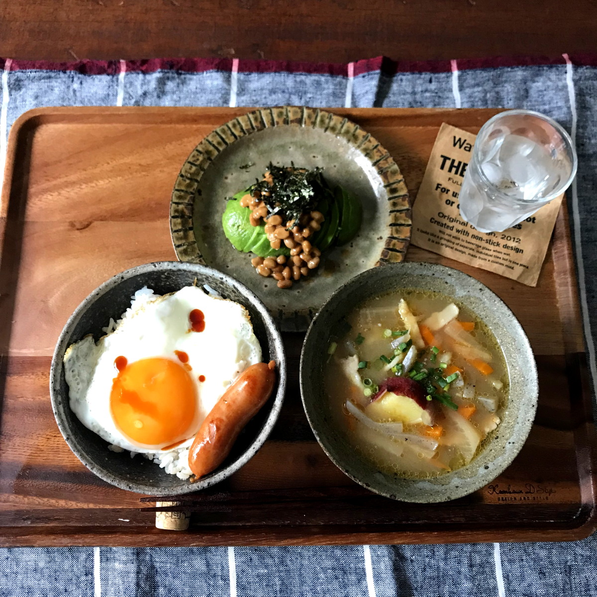 目玉焼き丼朝ごはん