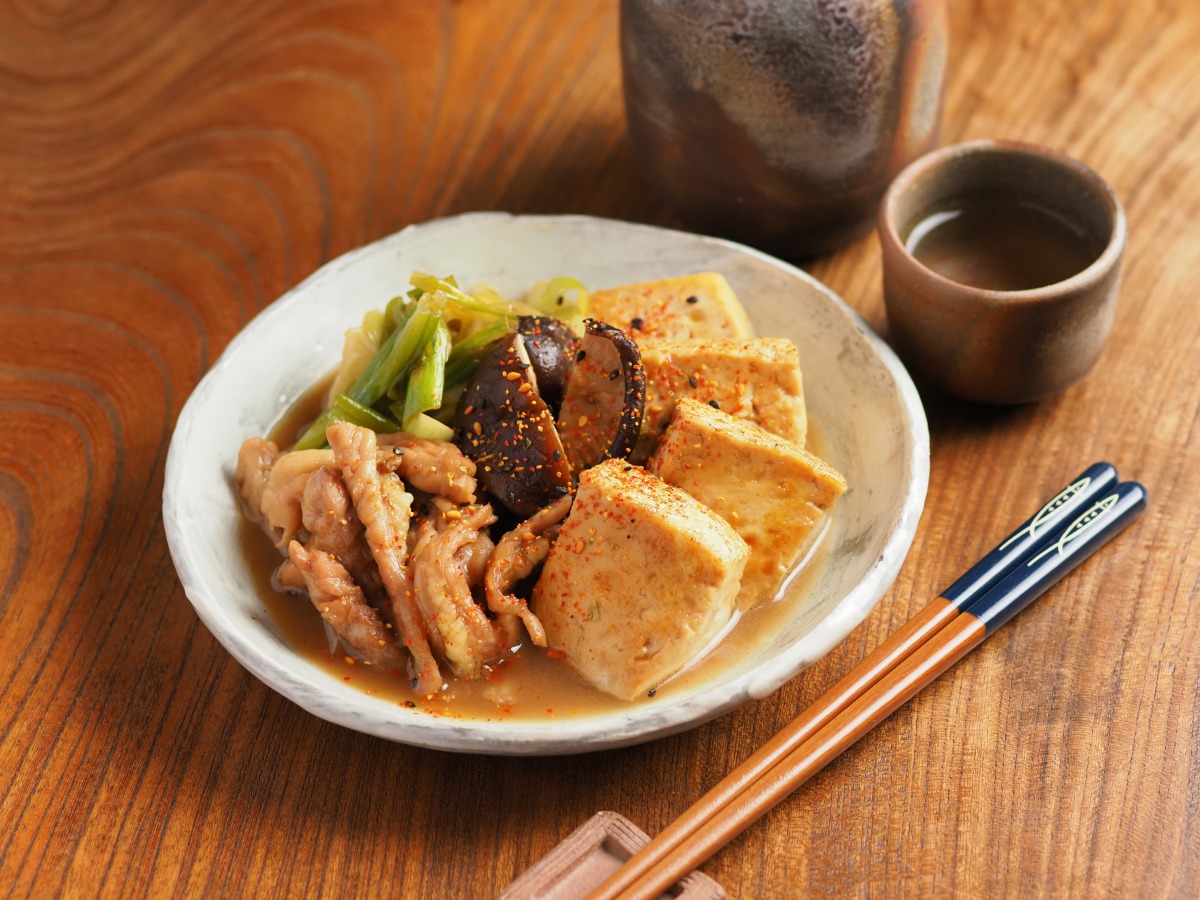 せせりの鶏肉豆腐