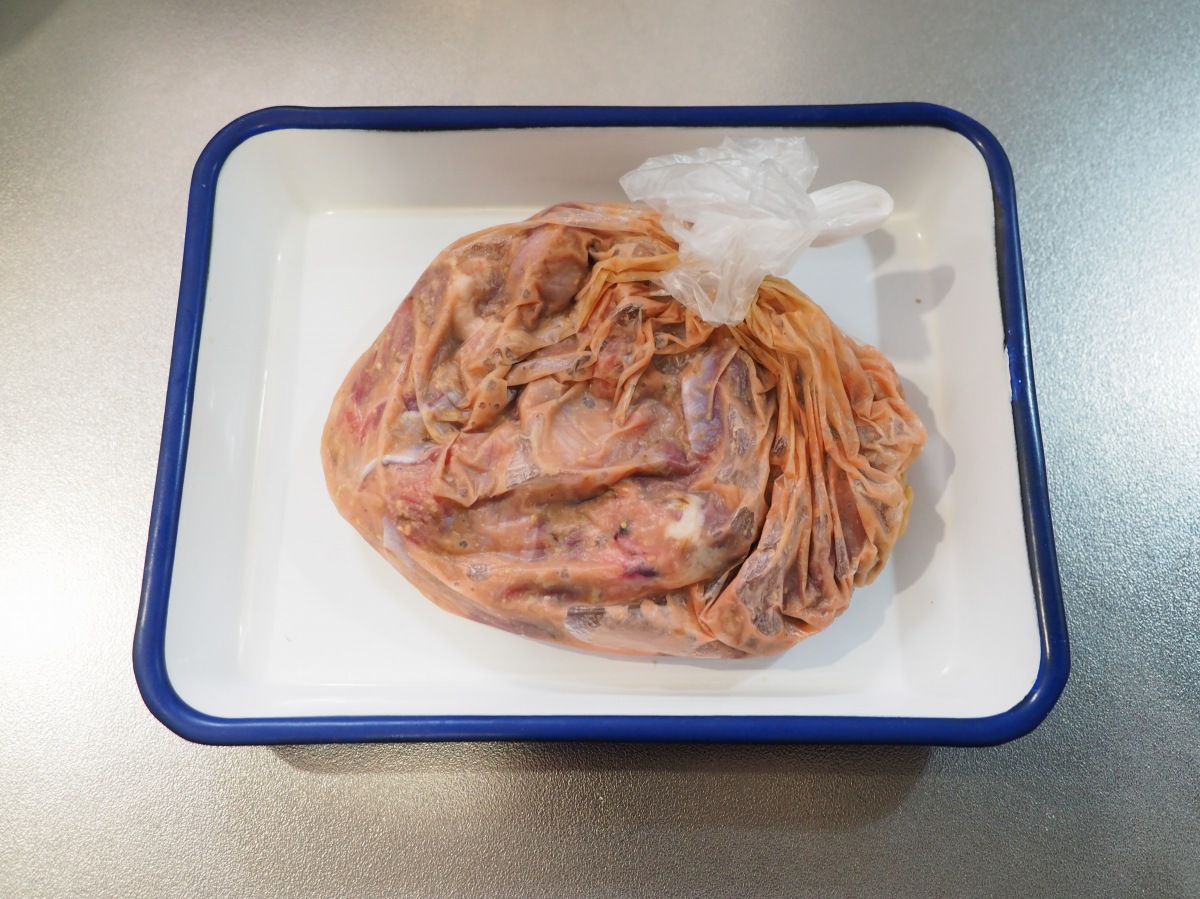 鶏モツの味噌漬けコンフィ