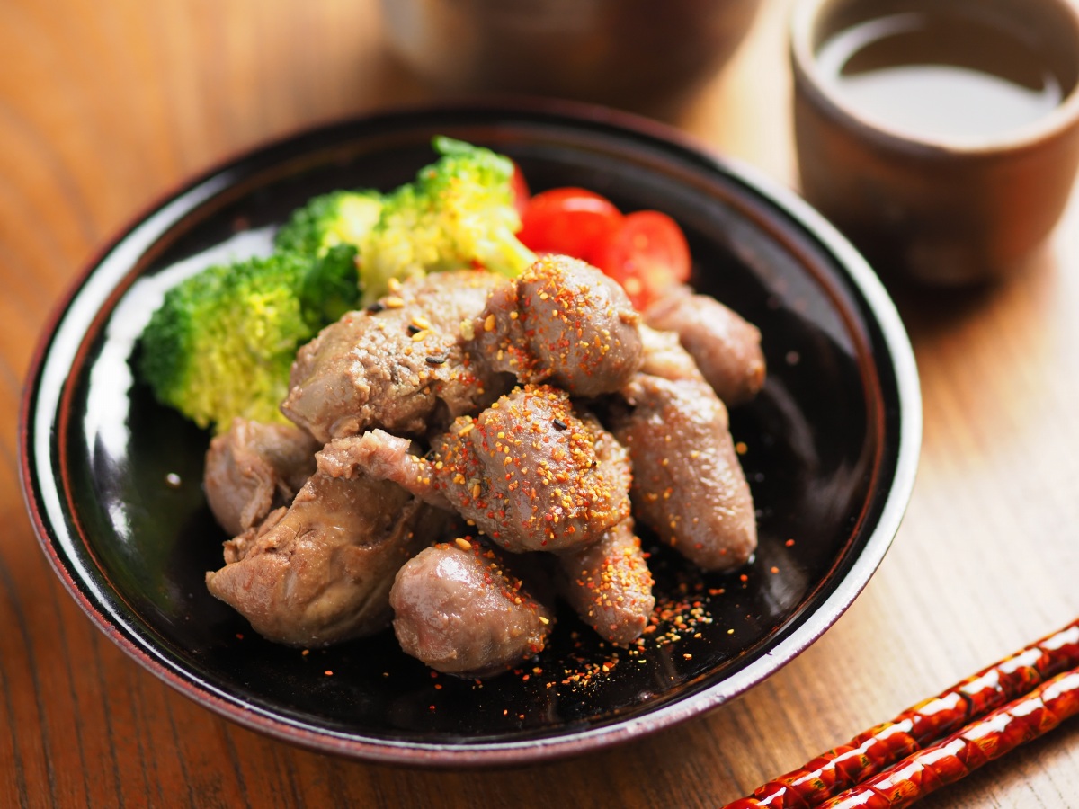 鶏モツの味噌漬けコンフィ