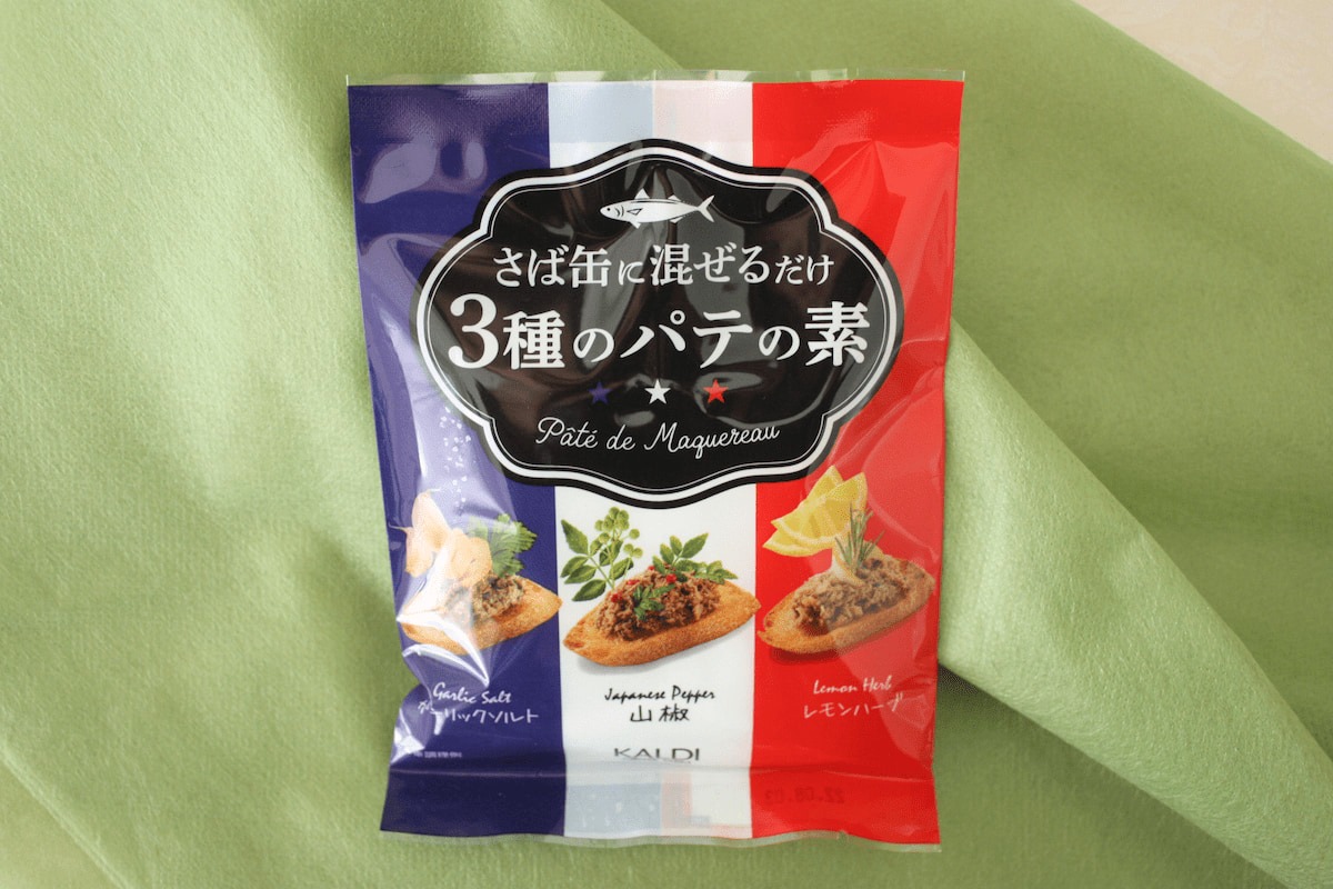 カルディ「さば缶に混ぜるだけ 3種のパテの素」