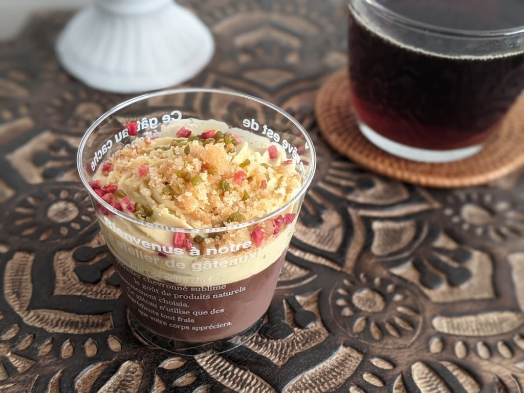 「ピスタチオのショコラベリーパルフェ」