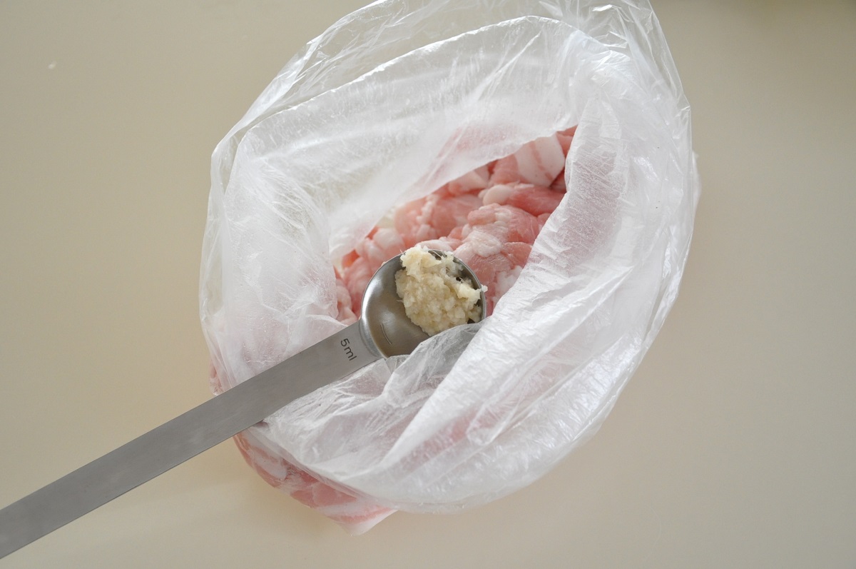キャベツと豚肉の炒めもの