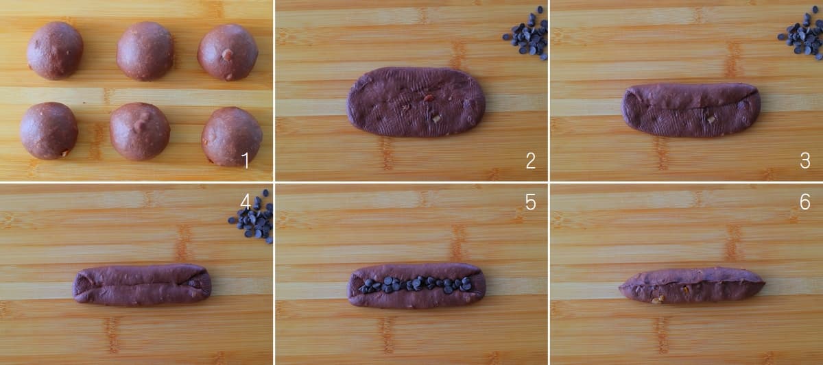 オレンジとチョコのヴィエノワ成形