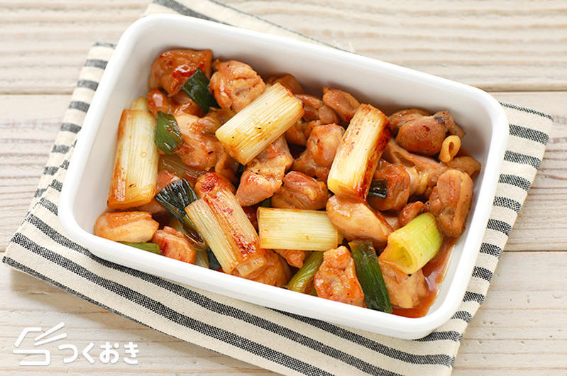 メインおかずに！ぱぱっと簡単「鶏ねぎ炒め」