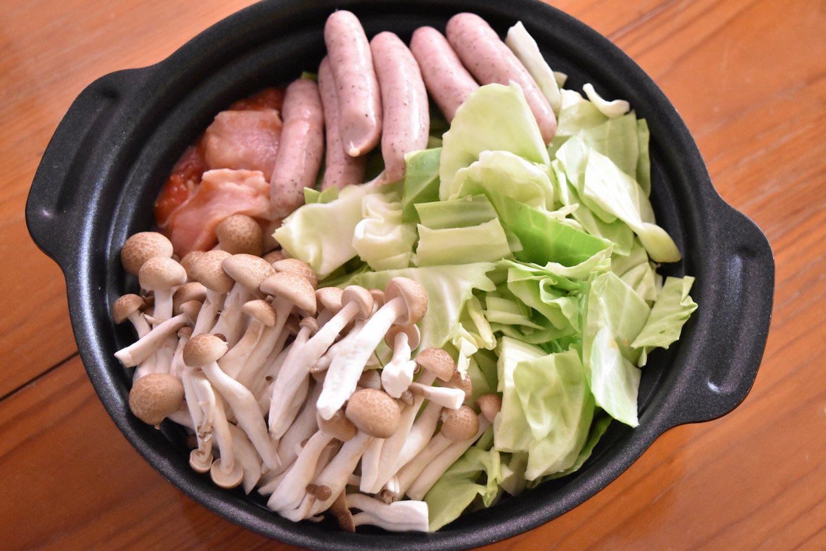 具を入れる