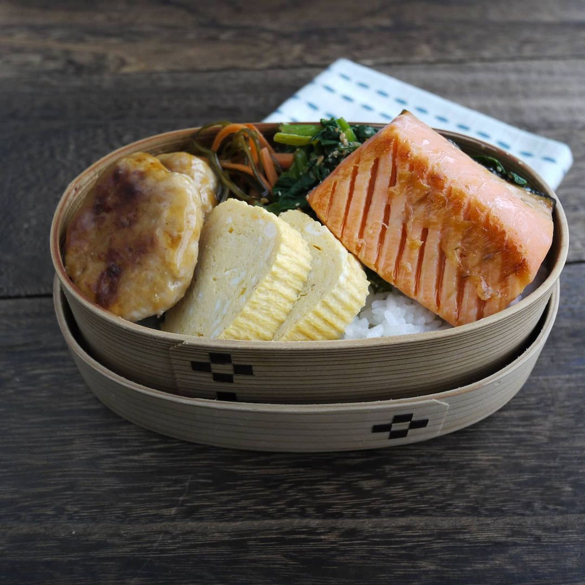 mikishi7283さんスタメン一段弁当