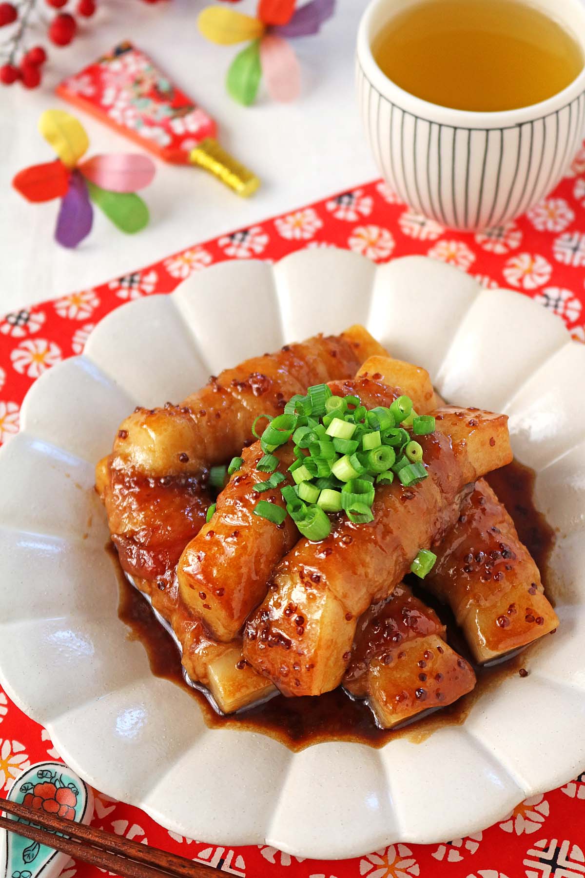 餅の豚巻き１