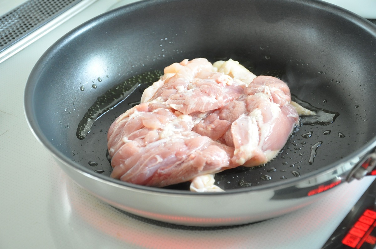 鶏肉と長ネギの照り焼き