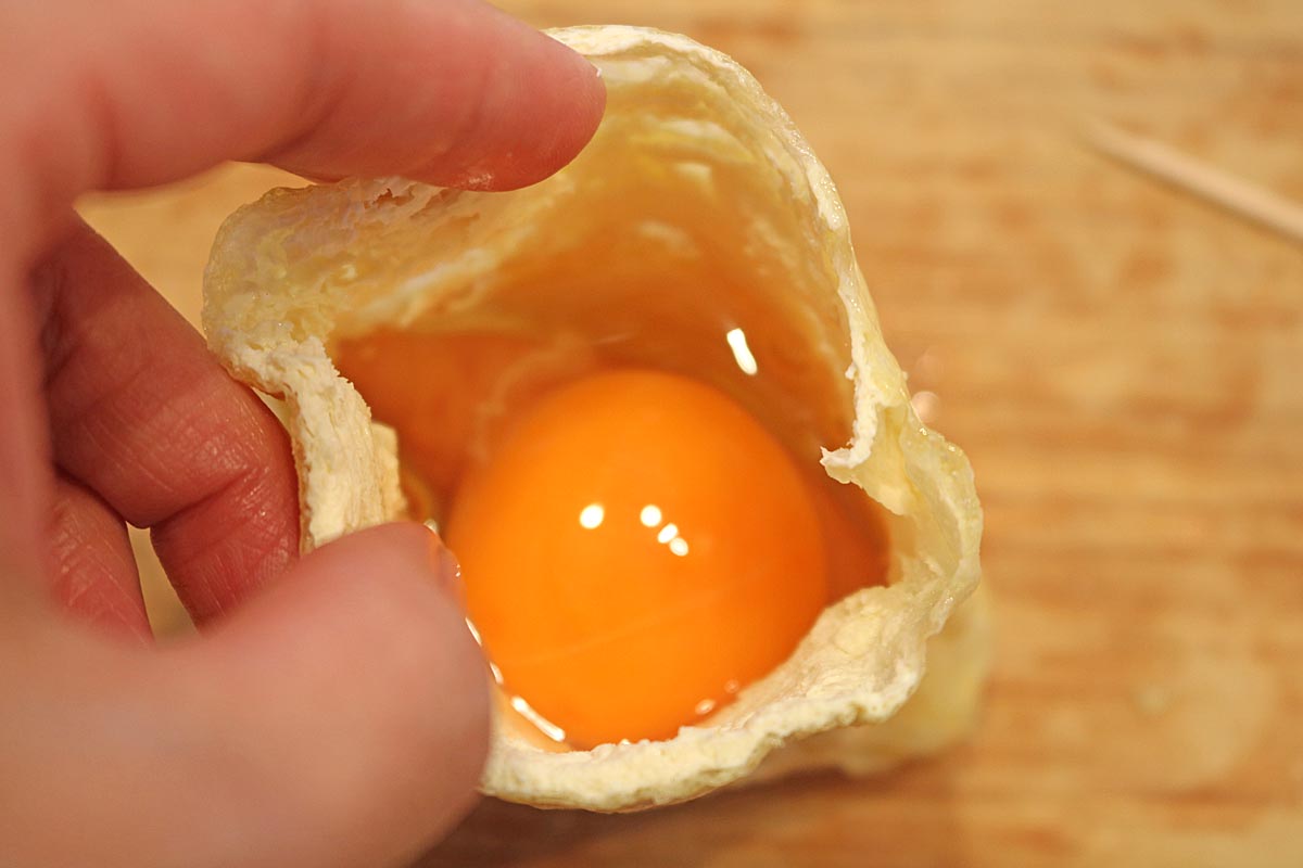 油あげのソーセージ卵煮４