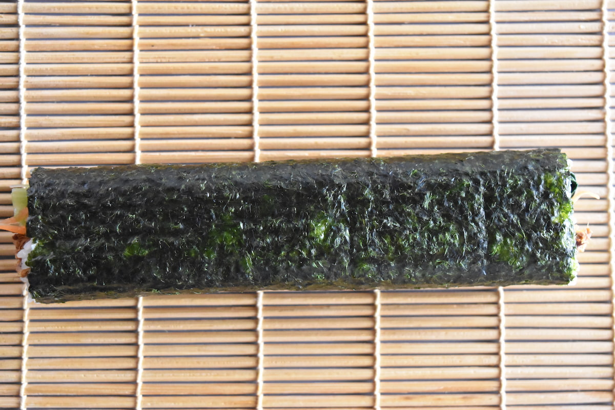 巻きすでしっかりと巻く