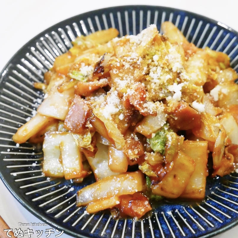 ぱぱっと作れる!おかずにおつまみに「白菜ベーコン炒め」