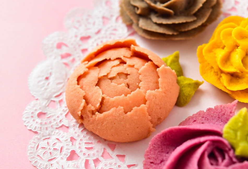 まるで本物の花!韓国で人気の“あんフラワー”で作るグルテンフリークッキー