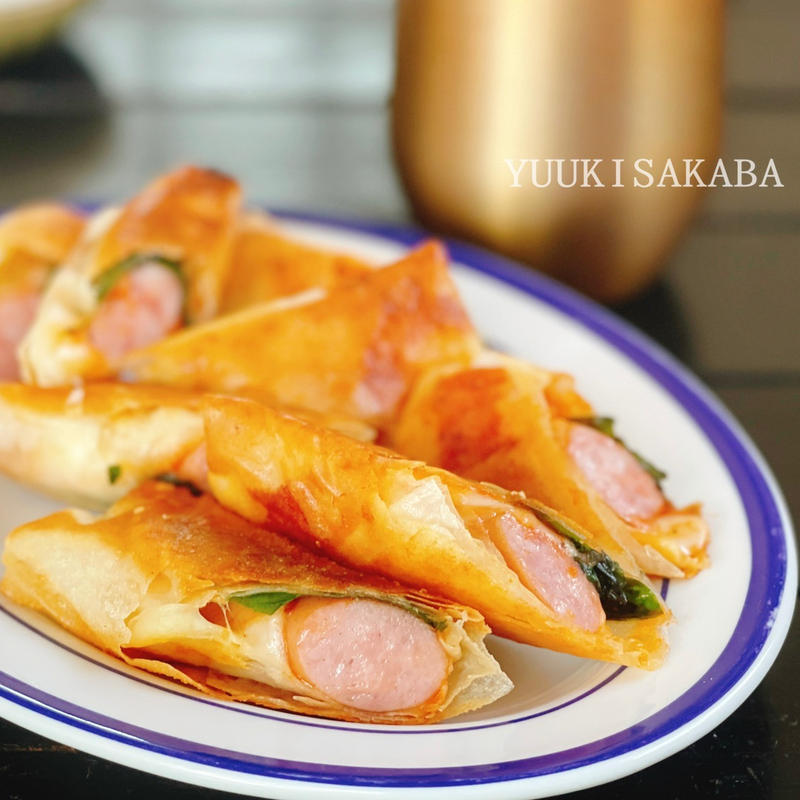 お弁当やおつまみにぴったり♪「ピザ風春巻き」レシピ
