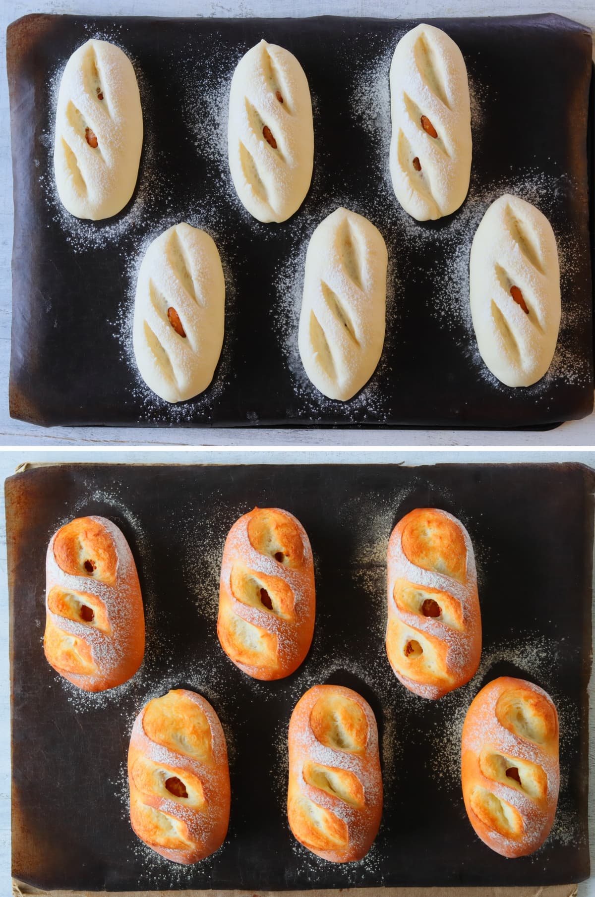 ウィンナーフランス焼成