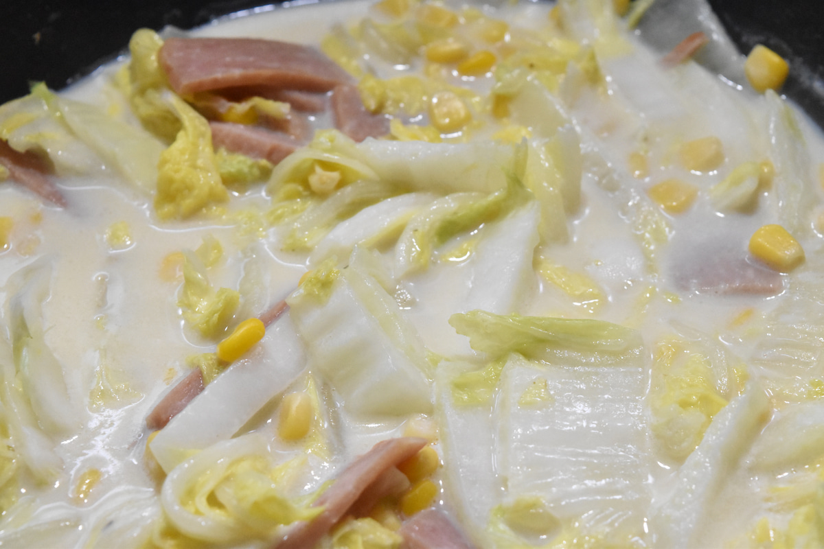 調味料を加える