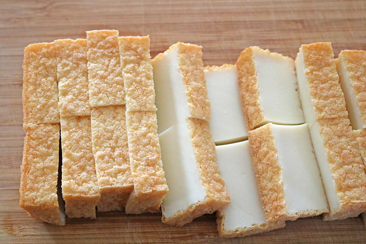 厚揚げと長芋のオイスター炒め１