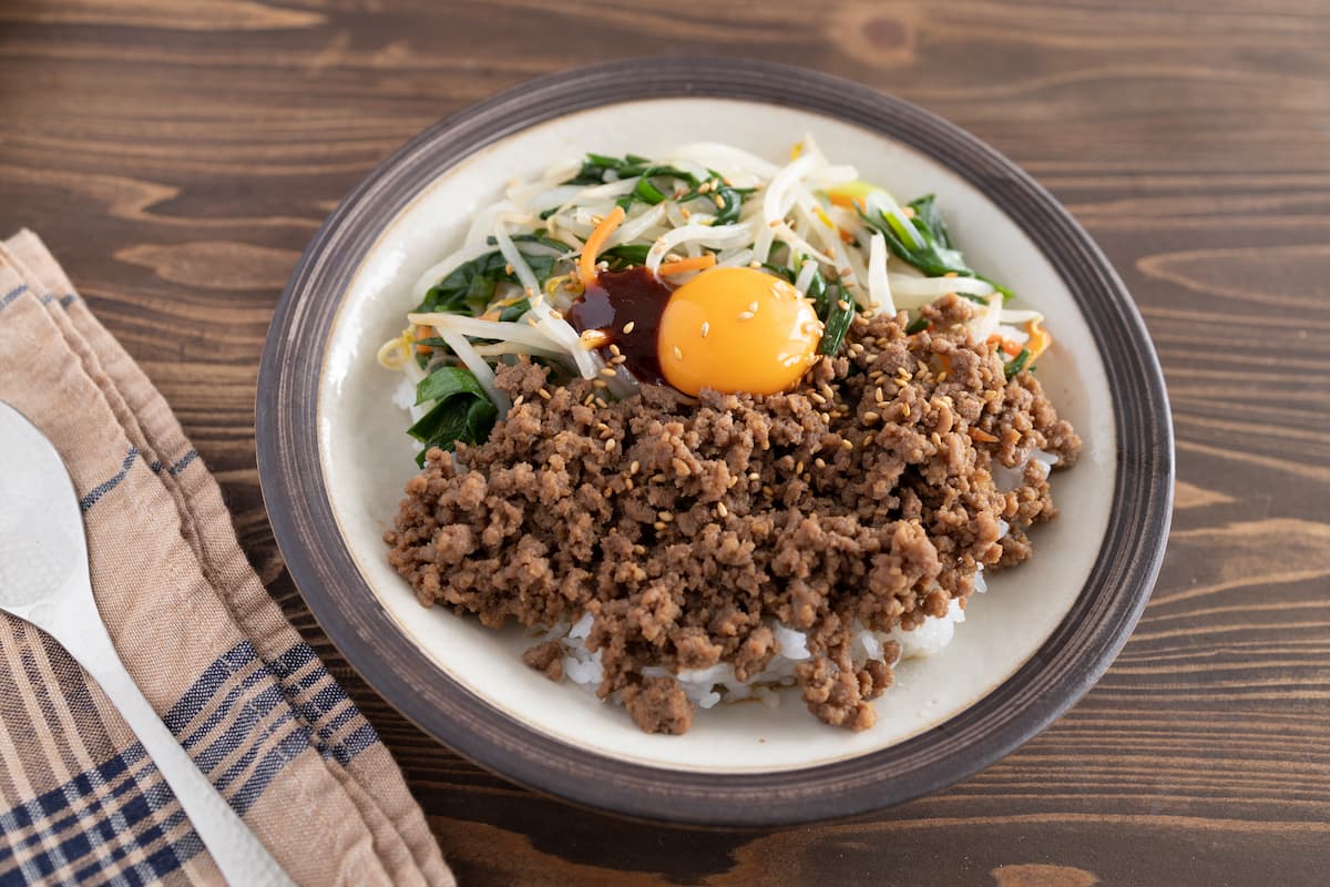 レンジで完結ビビンバ