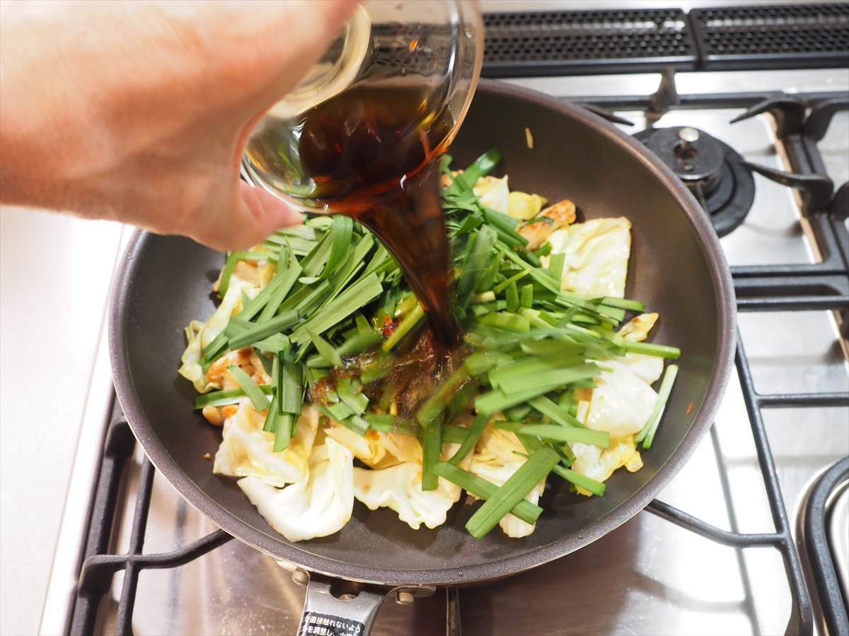 鶏むね肉のにら鶏