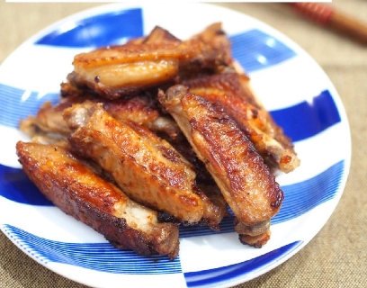おにゃさんの手羽中の酢醤油揚げ