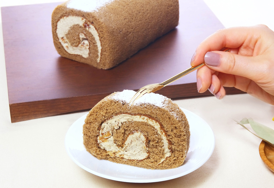 クルミほうじ茶ロール　和茶倶楽部
